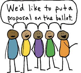 Group of people wanting to put a proposal on the ballot.