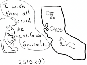 Squirrel wishes they could offer securities to everyone in California.